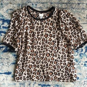 Women’s leopard blouse